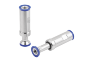 Spacer, adjustable, stainless steel with sealing washer in Hygienic DESIGN