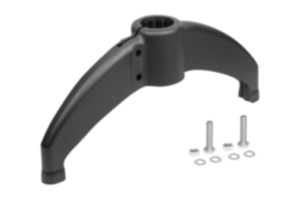 Tube clamp feet, plastic, for round tubes two-leg Tube clamp feet, plastic, for round tubes two-leg