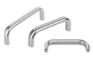 Pull handles stainless steel, oval